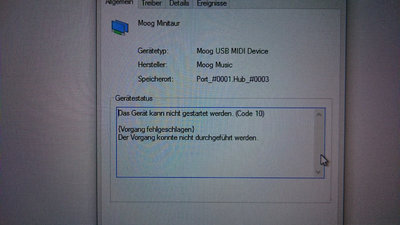 Error message