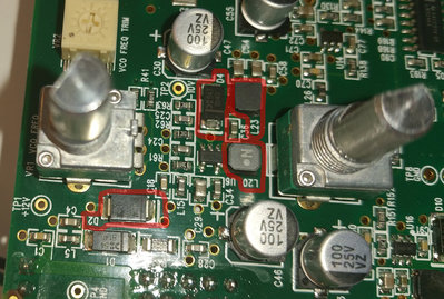Mother-32 power input diodes and coils