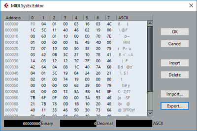 Factory Preset &quot;School Bass&quot; Panel Sound sysex dump #1, recorded a few months ago.  File length:  99 bytes.