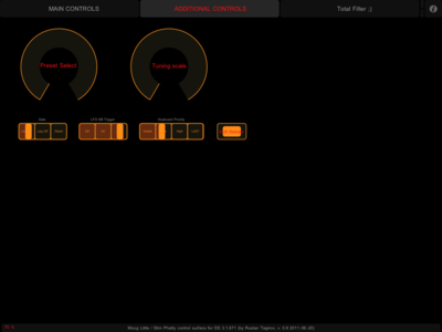 Additional controls