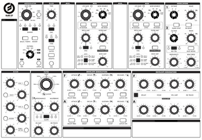New version of Sub37 patch sheet